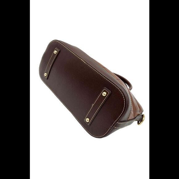 Dooney & Bourke Croco Domed Zip Satchel Cognac - Picture 3 of 4